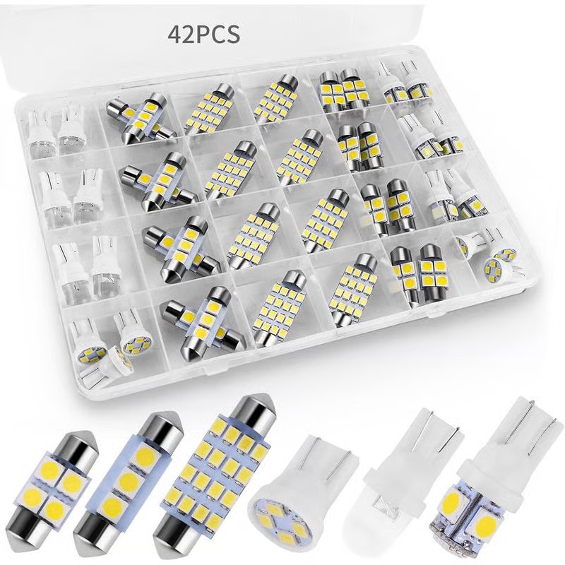 💡 50 % Rabatt – LED-Komplettset für Fahrzeuginnenbeleuchtung – 14 hochwertige SMD-LEDs, plug-and-play, 6000K – für Innenraum, Kennzeichen & mehr 🔧