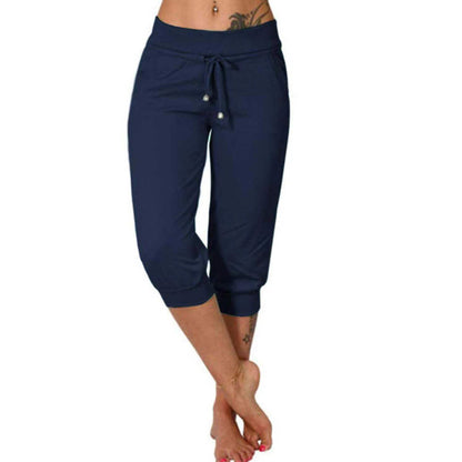 Kurze Jogginghose mit Kordelzug in der Taille zum Entspannen