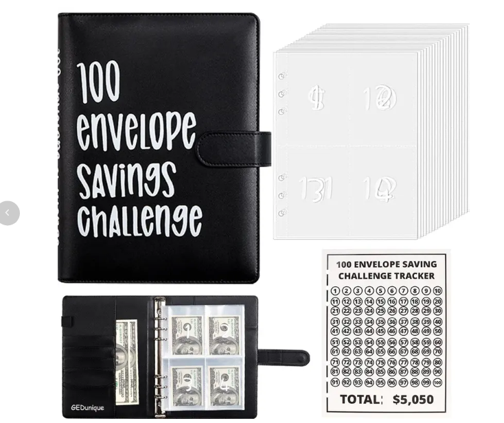 ⏰Letzte 4 Stunden 50 % Rabatt🎁100-Tage-Spar-Challenge mit Umschlägen✉️💸