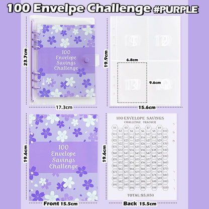 ⏰Letzte 4 Stunden 50 % Rabatt🎁100-Tage-Spar-Challenge mit Umschlägen✉️💸