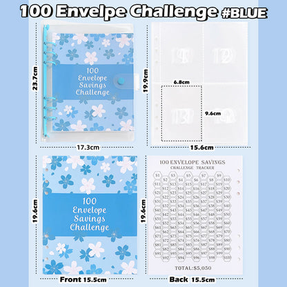 ⏰Letzte 4 Stunden 50 % Rabatt🎁100-Tage-Spar-Challenge mit Umschlägen✉️💸