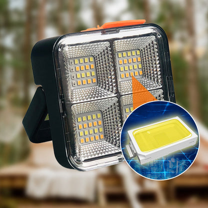 🏃‍♀️ Wird im Sekundentakt gekauft – zugreifen!  ☀️ Tragbare Solar-Arbeitsleuchte mit 4 Modi – Hell, Sparsam, Notlicht & Dämmerungssensor Für Baustelle, Werkstatt & Camping 🔄