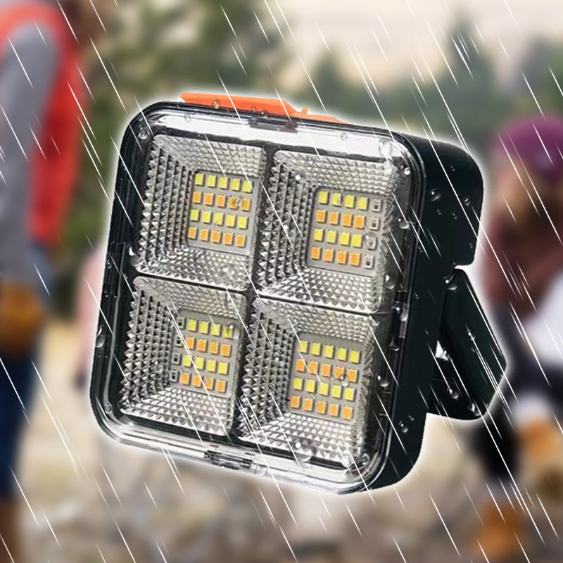 🏃‍♀️ Wird im Sekundentakt gekauft – zugreifen!  ☀️ Tragbare Solar-Arbeitsleuchte mit 4 Modi – Hell, Sparsam, Notlicht & Dämmerungssensor Für Baustelle, Werkstatt & Camping 🔄