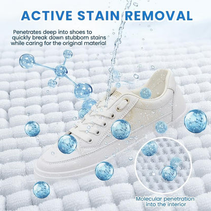 🧼✨ No-Wash Schuh & Leder Reiniger Creme – Fleckenentferner mit Schwamm 🧽👟 Einfach auftragen, sofortige Frische – ideal für Sneaker, Sofa & Autositze.