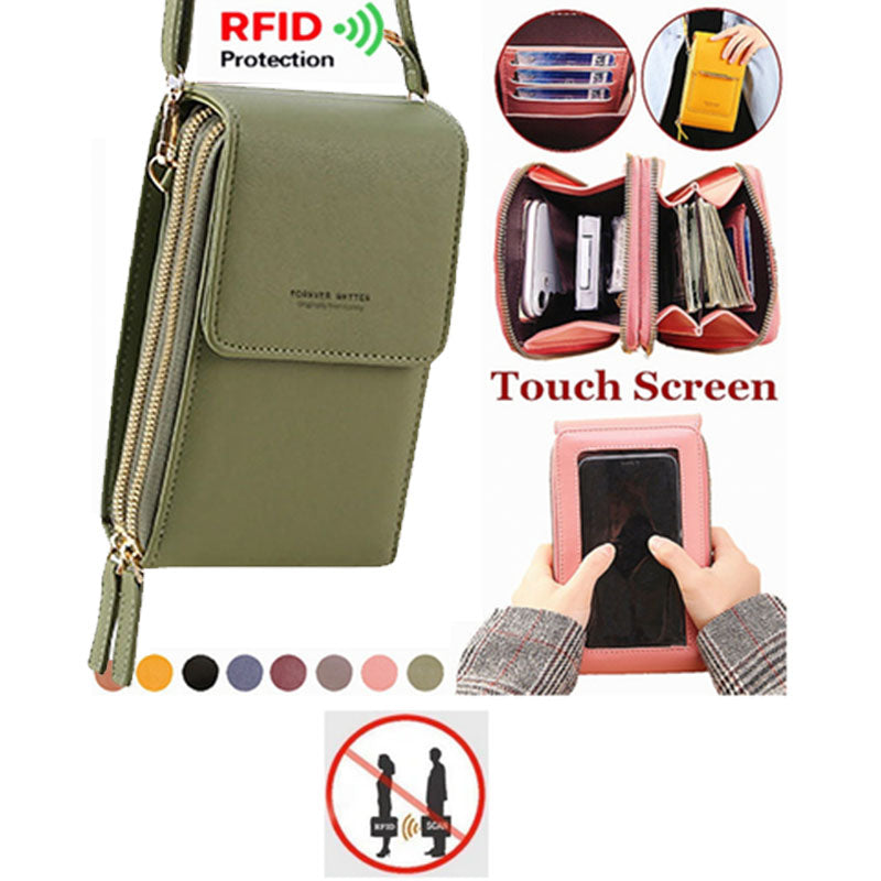 🔒 100% Sicher: Deine diebstahlsichere Leder-Tasche mit RFID-Schutz 🛡️