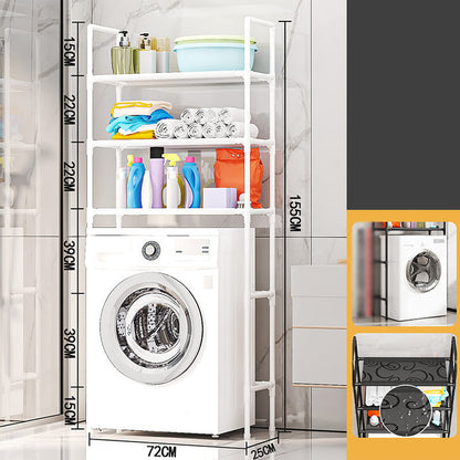 🏠✨ 50% RABATT! Praktisches Aufbewahrungsregal für Bad & Waschküche – Kein Bohren erforderlich – Selbstklebend & robust 🛠️