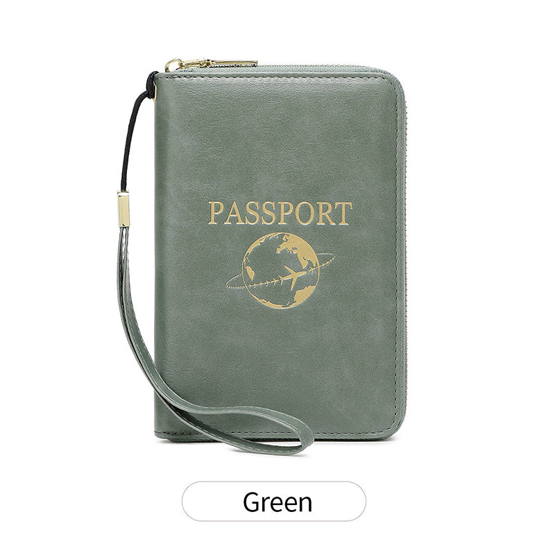 🔐💳 Praktische Reisepass-Geldbörse mit RFID-Schutz für Reise & Alltag