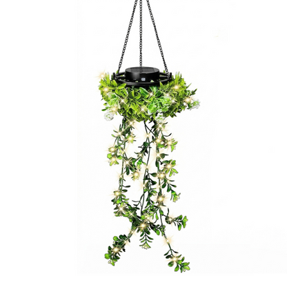 ☀️ 【Limitiertes Angebot – 50% Rabatt】 – Solar-Efeu-Lichterkette mit künstlichen Blättern – wasserdicht, 8 Beleuchtungsmodi & flexibel – perfekt für Garten, Balkon & Wanddekoration 🌿💡