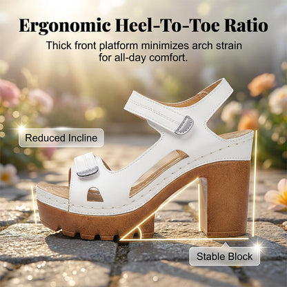 👡 50% RABATT! ☀️ Plateausandalen für Frauen – Voll Verstellbar, Antirutsch & Wolkenweicher Komfort Für Perfekte Sommertage 💃