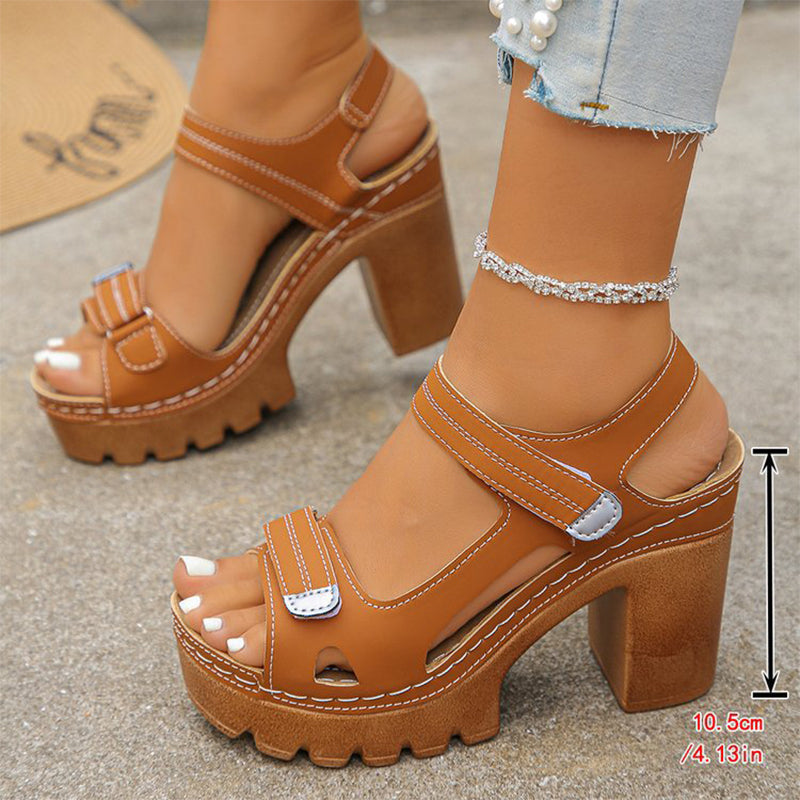 👡 50% RABATT! ☀️ Plateausandalen für Frauen – Voll Verstellbar, Antirutsch & Wolkenweicher Komfort Für Perfekte Sommertage 💃