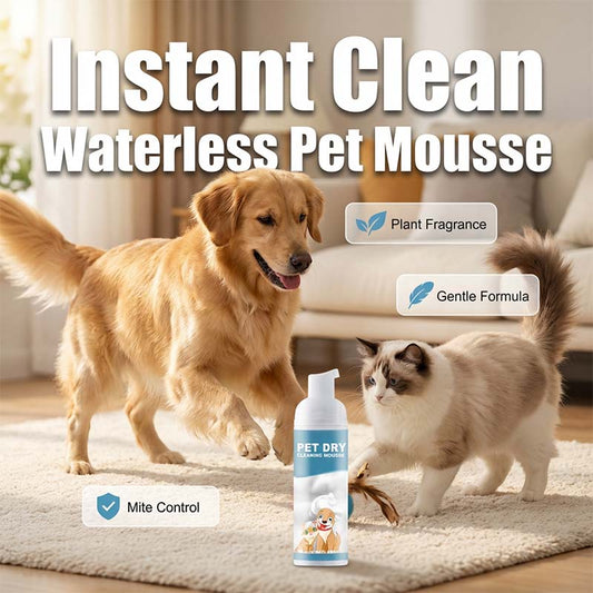 🐶🐱Wasserfreies Reinigungsmousse für Hunde und Katzen