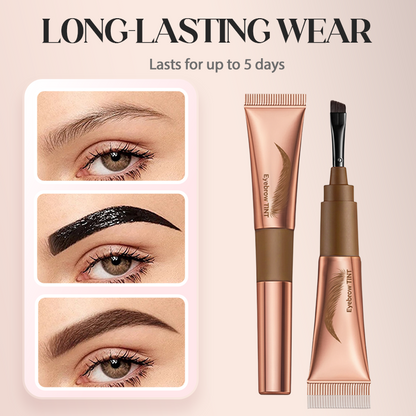 🥳 1 kaufen, 1 gratis! 🎨 Wasserfeste Augenbrauenfarbe - leicht entfernbar und einfach anzuwenden | Deckt graue Brauenhaare ab – das Must-have für ein perfektes Augenbrauen-Make-up 🏆✨