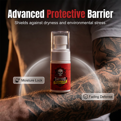 Feuchtigkeitsspendendes Spray zur Nachsorge bei Tattoos