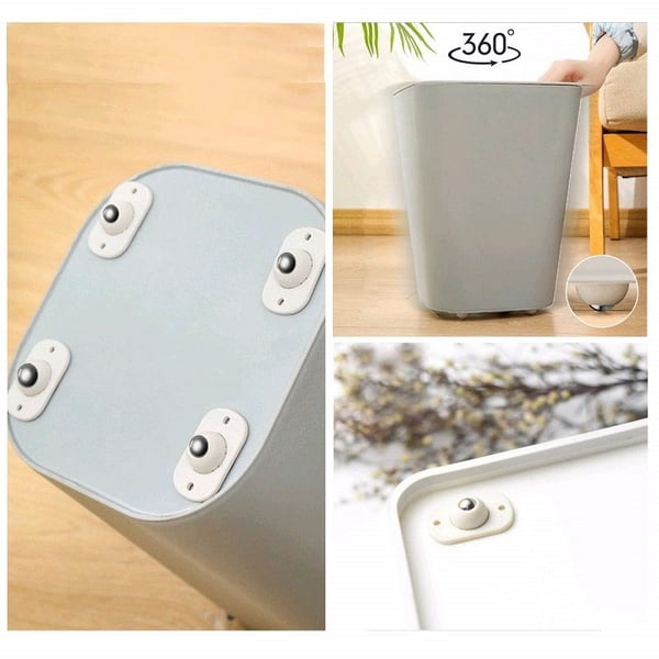🛋️JETZT 50 % RABATT! Universelle Edelstahl-Kugelrollen – selbstklebende Mini-Möbelrollen, 360° drehbar, ideal für Aufbewahrungsboxen, Nachttische, Mülleimer und Blumentöpfe