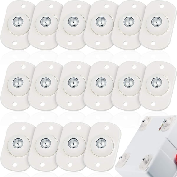 🛋️JETZT 50 % RABATT! Universelle Edelstahl-Kugelrollen – selbstklebende Mini-Möbelrollen, 360° drehbar, ideal für Aufbewahrungsboxen, Nachttische, Mülleimer und Blumentöpfe