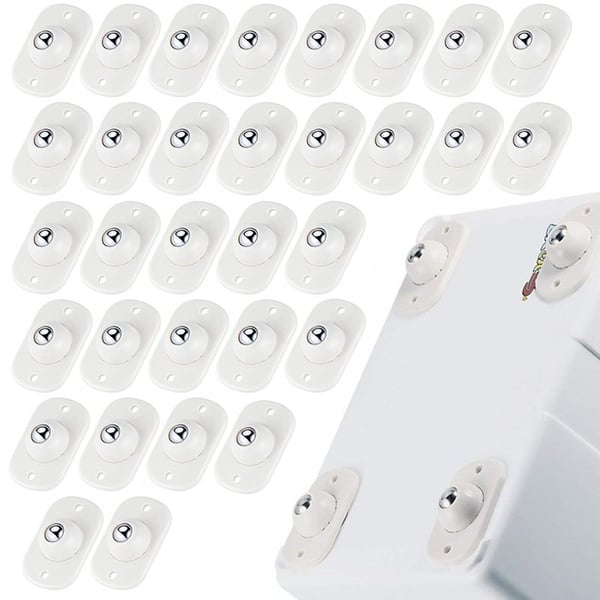 🛋️JETZT 50 % RABATT! Universelle Edelstahl-Kugelrollen – selbstklebende Mini-Möbelrollen, 360° drehbar, ideal für Aufbewahrungsboxen, Nachttische, Mülleimer und Blumentöpfe