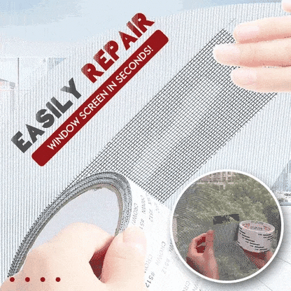 🕷️ Fenster Fliegengitter Reparaturset – Einfach zu kleben, langlebig & perfekt für zerrissene Insektenschutzgitter 🦟