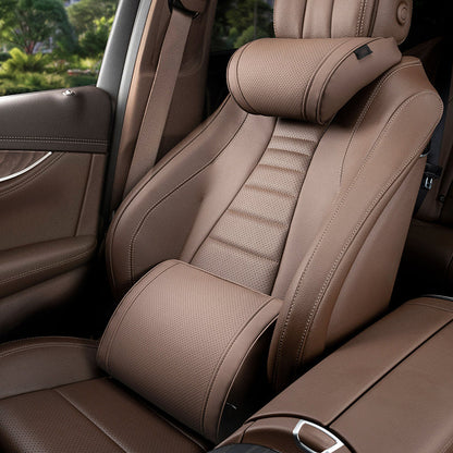 💺 Kühles Netzgewebe, fester Halt – Ergonomisches Autositzkissen-Set. Korrigiert die Körperhaltung, lindert Ischiasbeschwerden. Kostenlose Lieferung innerhalb Großbritanniens