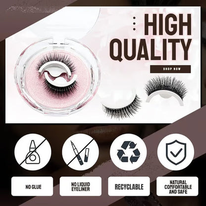 🥳2026 HEISSER VERKAUF🥳💞Über 50.000 verkauft!👁️✨Wiederverwendbare, selbstklebende künstliche Wimpern – kein Kleber nötig, einfach andrücken und fertig. Natürlicher Schwung, wiederverwendbar und leicht zu entfernen. Ein absoluter Beauty-GAU! 💕🌸