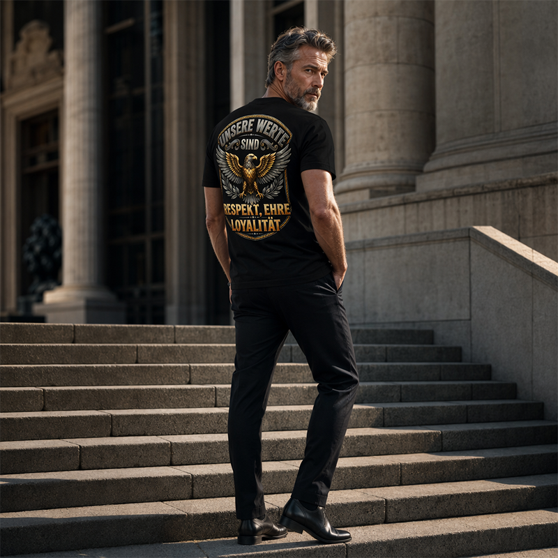 👕Herren Bedrucktes Rundhals-Kurzarm-T-Shirt – Lässig, bequem & vielseitig – Perfekt für den Alltag, Freizeit & warme Tage ✨