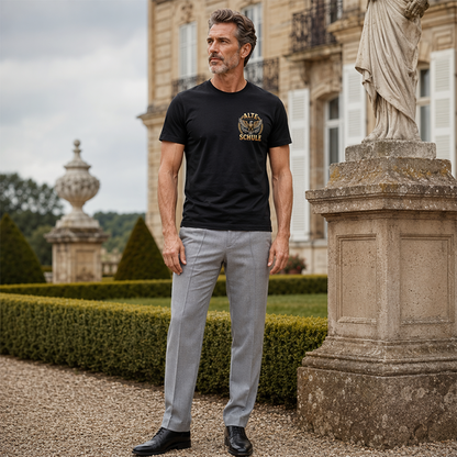 👕Herren Bedrucktes Rundhals-Kurzarm-T-Shirt – Lässig, bequem & vielseitig – Perfekt für den Alltag, Freizeit & warme Tage ✨