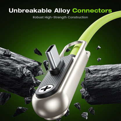 240-W-Schnellladekabel mit klappbarem Handyhalter