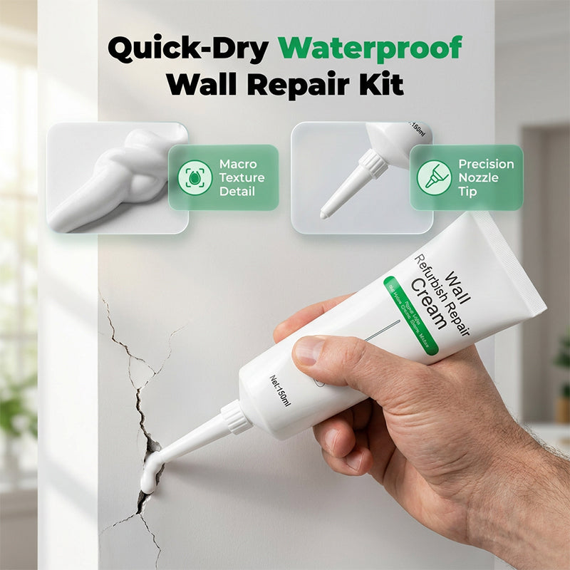 Schnelltrocknende, wasserfeste Reparatur von Gipskartonplatten