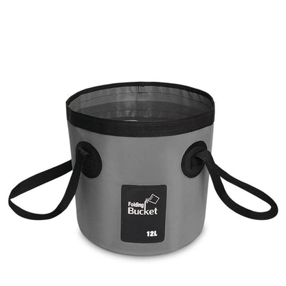 🧊 50% RABATT! ✨ Faltbarer tragbarer Angelkübel – Geeignet als Eiskübel, Wasserbehälter, für Autowäsche & Campinggeschirr 🎣