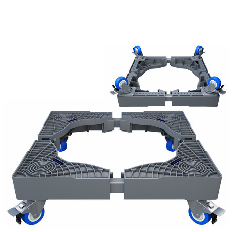 Adjustable Mobile Washing Machine Stand with Multi-Wheels