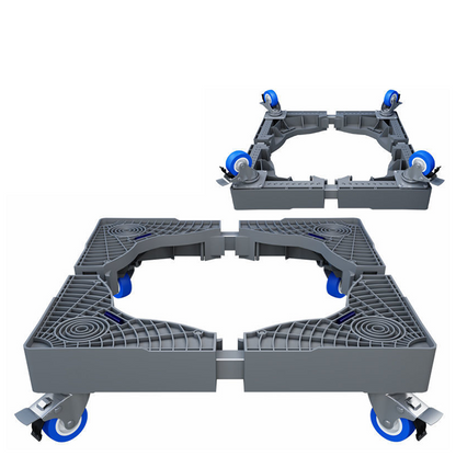 Adjustable Mobile Washing Machine Stand with Multi-Wheels