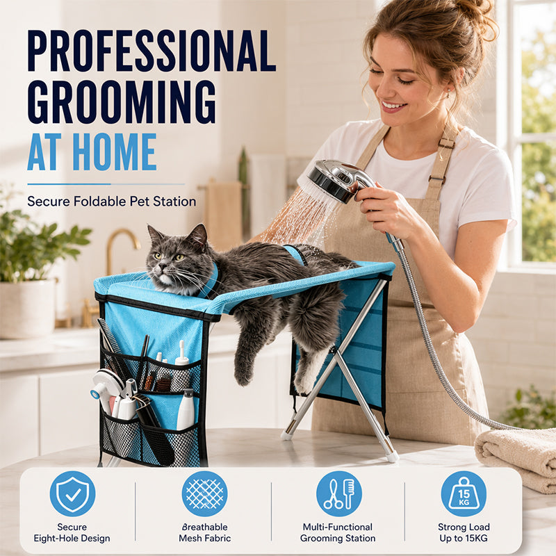 🥳HEISSER SALE 2026🥳💞50.000+ VERKAUFT!👵❤️ 2-in-1 Faltbares Haustier-Pflegebett🐱🐶🛋️