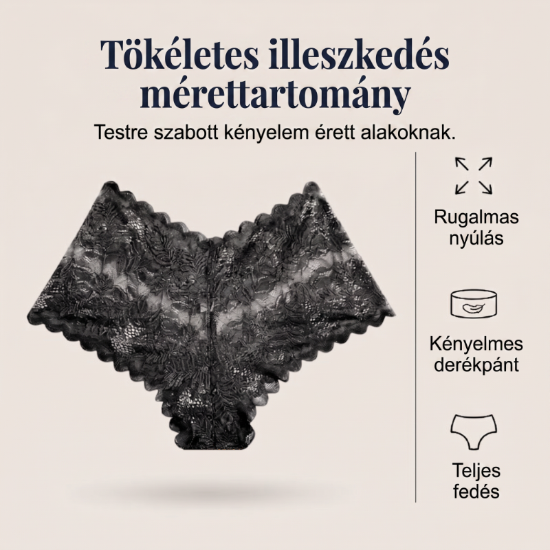【✨ 1 + 3 gratis – 4 Stück】Sexy Damenhöschen mit Spitze – Transparente Unterwäsche mit Blumenmuster 💋