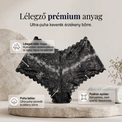 【✨ 1 + 3 gratis – 4 Stück】Sexy Damenhöschen mit Spitze – Transparente Unterwäsche mit Blumenmuster 💋