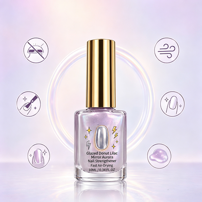 📢📢49 % RABATT !! ⏰ Lilac Glossy Mirror Nagelstärker