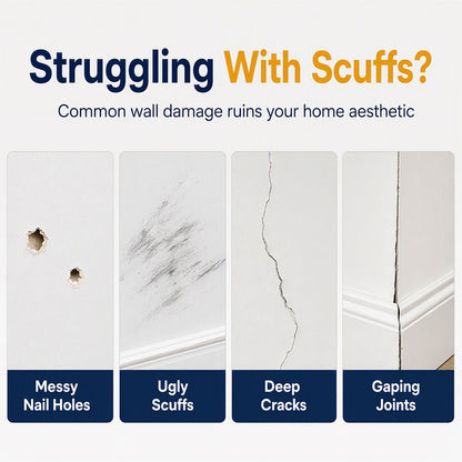 🏠🧴 DIY-Reparaturspachtel für Wände, zum Ausbessern von Rissen und Löchern, unsichtbares Ergebnis ohne Spuren