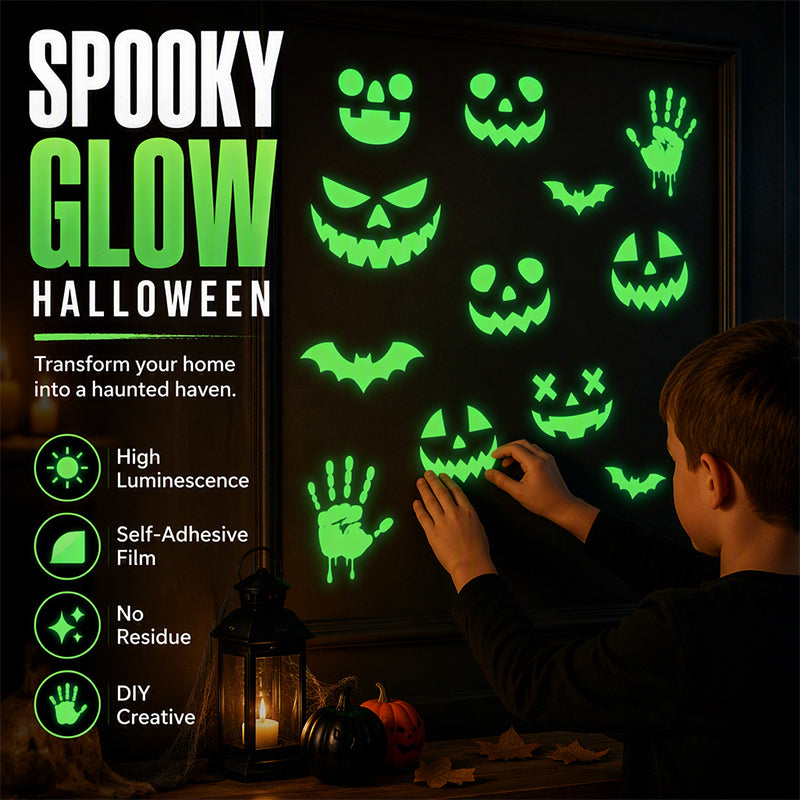 Halloween-Aufkleber, die im Dunkeln leuchten