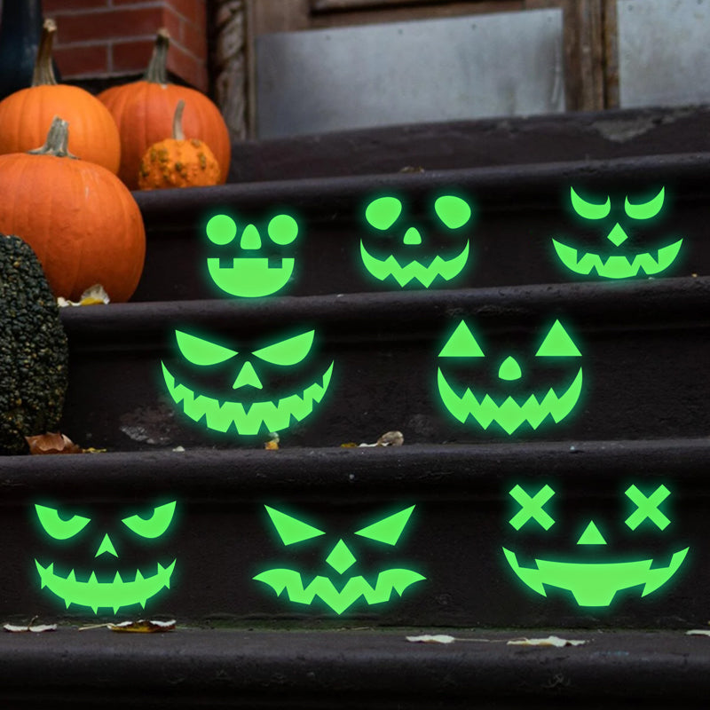Halloween-Aufkleber, die im Dunkeln leuchten