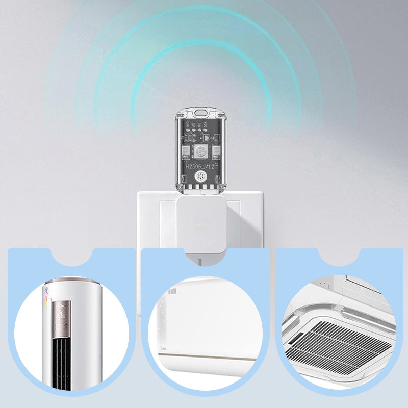 Intelligente USB-Fernbedienung für Klimaanlagen mit Sprachsteuerung und 7-farbigem Nachtlicht