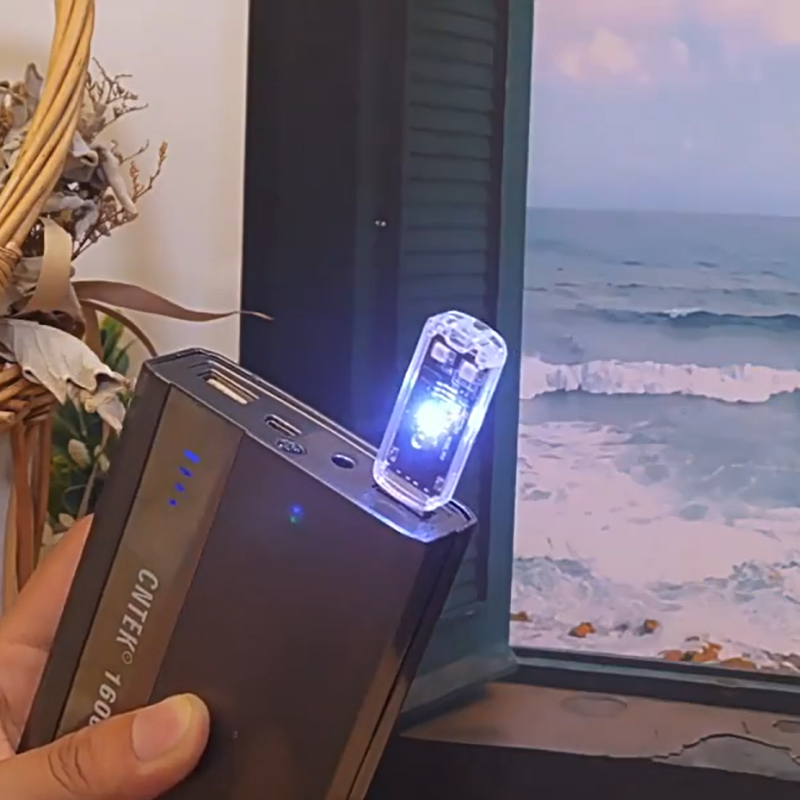 Intelligente USB-Fernbedienung für Klimaanlagen mit Sprachsteuerung und 7-farbigem Nachtlicht