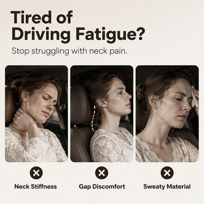 🚗💤 Befreien Sie sich von der Müdigkeit beim Autofahren! Universelles Nackenkissen aus Memory-Schaum für die Kopfstütze, ergonomisches Nackenkissen für lange Autofahrten