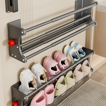 Wand-Schuhregal – ohne Bohren