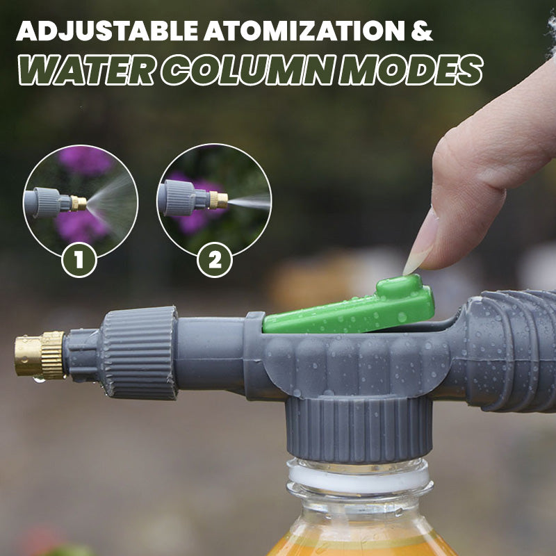 🌿Jetzt 50 % Rabatt! Manueller Flaschensprüher mit verstellbarer Düse – Tragbares DIY-Gartensprühgerät, passend für handelsübliche Plastikflaschen zum Gießen, Düngen und zur Schädlingsbekämpfung.
