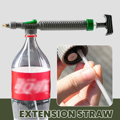 🌿Jetzt 50 % Rabatt! Manueller Flaschensprüher mit verstellbarer Düse – Tragbares DIY-Gartensprühgerät, passend für handelsübliche Plastikflaschen zum Gießen, Düngen und zur Schädlingsbekämpfung.