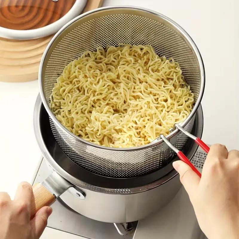 Multifunktionaler Bratentopf aus Edelstahl 304