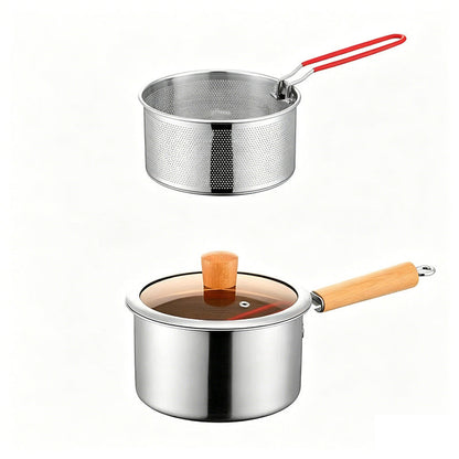 Multifunktionaler Bratentopf aus Edelstahl 304