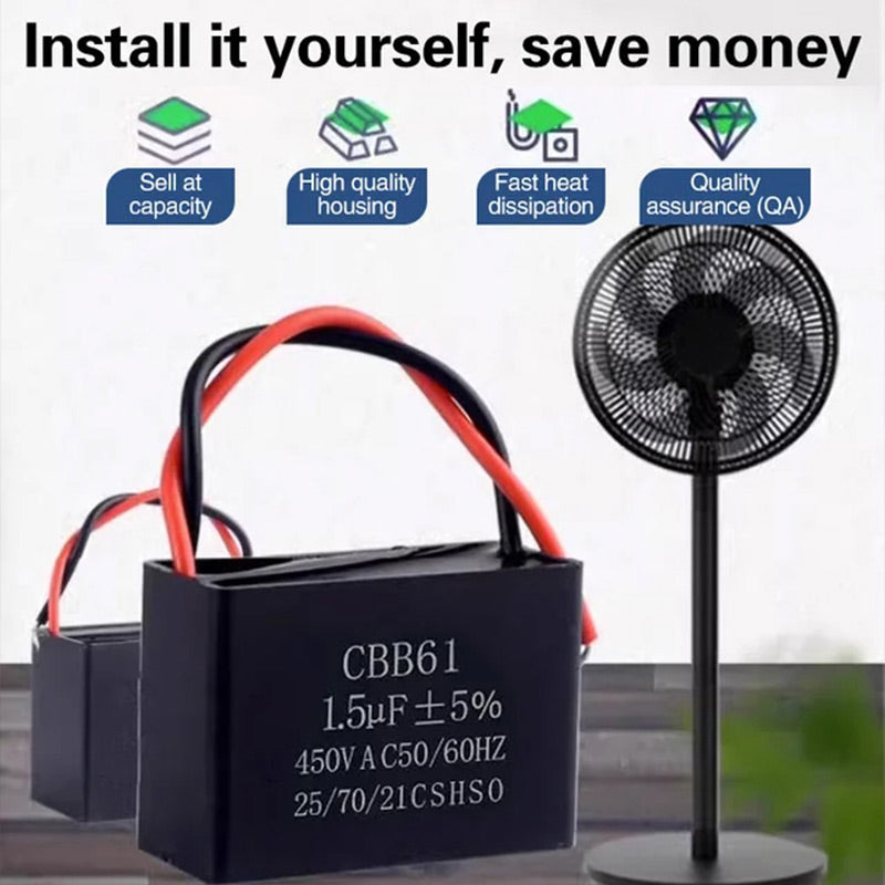 Universal für alle Ventilatoren - Anlaufkondensator