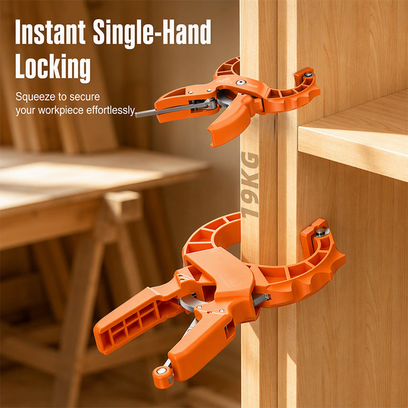 One Handed Quick Grip Woodworking Clamp