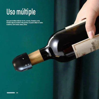 🎄 Silikondichtung für Wein-/Champagnerflaschen – Das perfekte Weihnachtsaccessoire 🥂