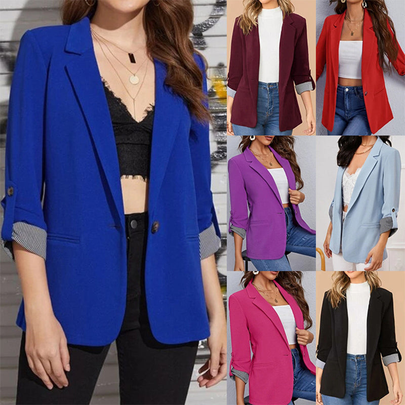 ☀️🧥Neuheiten – Eleganter Cardigan-Blazer – Weicher Fall und vielseitige Kombinierbarkeit, vom Büro bis zum Abend