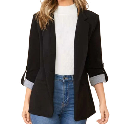 ☀️🧥Neuheiten – Eleganter Cardigan-Blazer – Weicher Fall und vielseitige Kombinierbarkeit, vom Büro bis zum Abend
